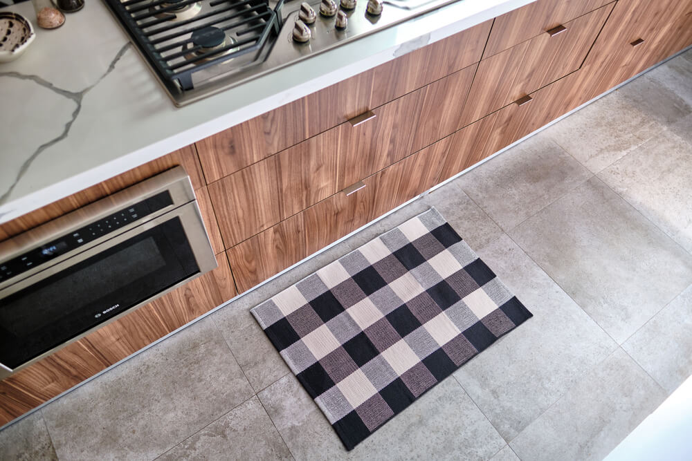 designer soft grain kitchen mats